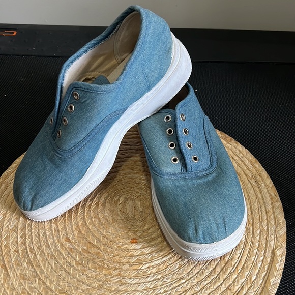 Lelli Kelly Platform Denim Jeans Canvas Sneakers size 41 - Picture 2 of 12
